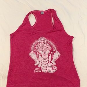 Hot pink Ganesh tank
